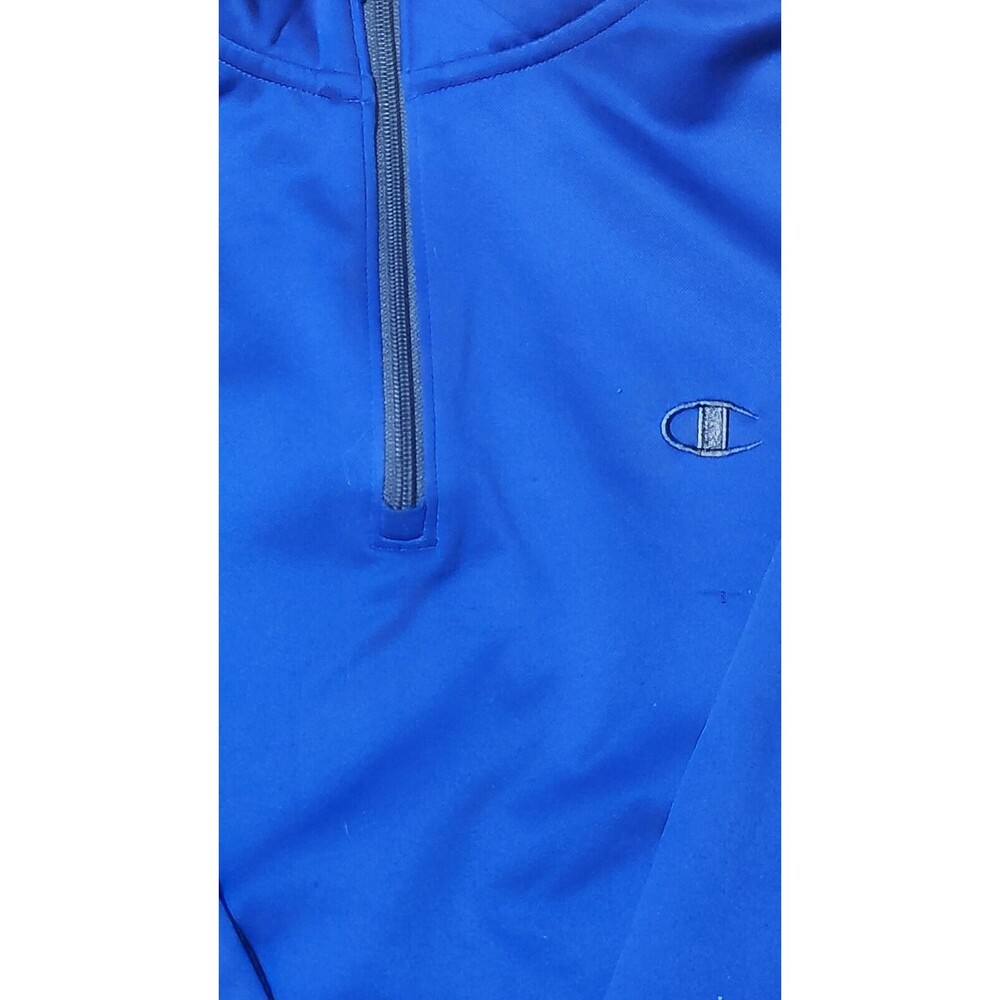 Champion Duo Fold Pullover Blue Men’s Size X-Large  24w X 32L Sweater